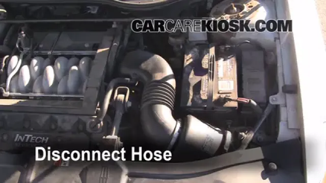 2001 Lincoln Continental 4.6L V8 Filtro de aire (motor) Cambio